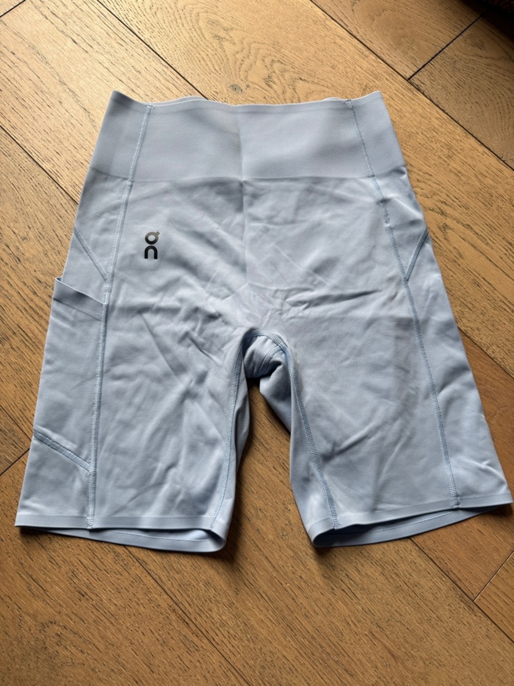 On Running Light Blue Women's Bike Shorts